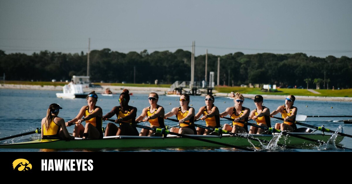 Iowa Rowing Shines at Big Ten Invitational with Top 2V8 Finish