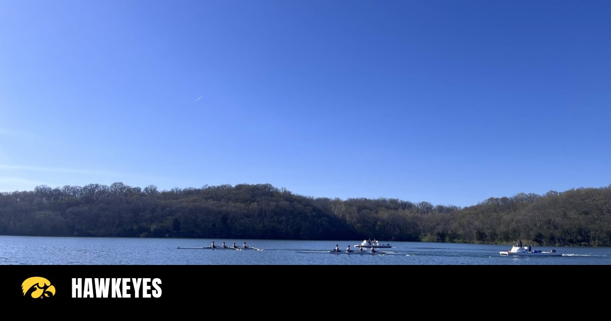 University of Iowa Rowing Team Shines at Big Ten/Big 12 Double Dual Event