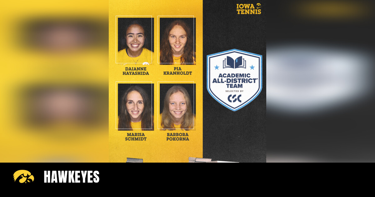 4 Hawkeyes Named CSC Academic All-District