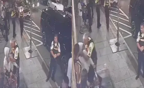 ‘Didn’t Expect Him to Strangle Me Like That’: Video Shows New York Cop Choke-Slamming Teen Into Bodega Window After Boy’s Cutting Remark