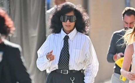 Tracee Ellis Ross Masters Transitional Style In Oversized Willy Chavarria Look