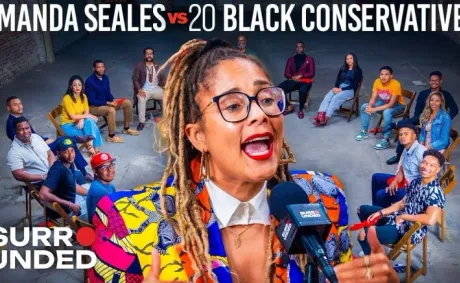 Amanda Seales Sparks Viral Firestorm in Jubilee Debate Against 20 Black Conservatives | WATCH