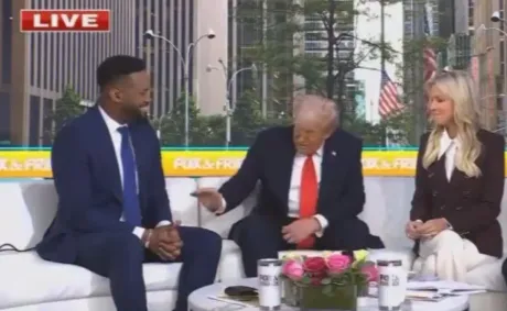 ‘WTF Does That Mean’: Donald Trump Sparks Fury on Fox After Patting ‘Good’ Black Reporter ‘Like a Dog’; the Moment Took a Turn When Viewers Zoomed In