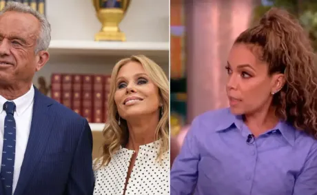 ‘Following the MAGA Playbook’: Cheryl Hines Slammed for Crying ‘Woe Is Me’ After Heated Clash Over Husband RFK Jr. with ‘The View’ Host Sunny Hostin 
