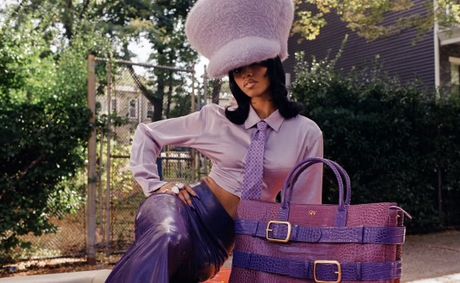 A New Era In The Making: Sierra Rena Reintroduces SIV With A Statement Purple Leather Bag