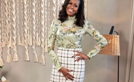 Michelle Obama Blooms In Brandon Maxwell: A Garden-Inspired Look From The Designer’s Spring/Summer 2026 Collection