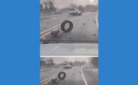 WATCH: Scary truck-SUV collision caught on camera