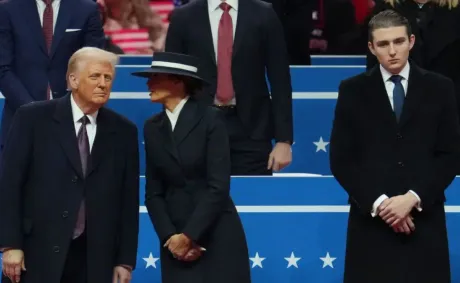 ‘Just Like His Dad’: Barron Trump Looks Like a Total Loner at Mar-a-Lago Event as Fans Suspect He Has No ‘Real Friends’