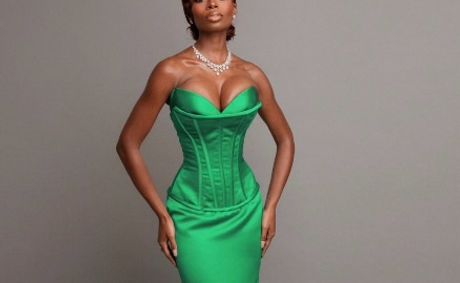 One of the Night’s Best Dressed: Olandria Carthen Shines In Christian Siriano At The Golden Globes