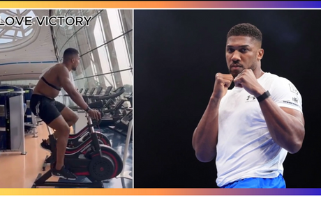Anthony Joshua breaks silence with powerful gym video