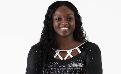 Standout Gymnast JerQuavia Henderson Earns 9.9 With Her Impressive Floor Routine for Iowa Gymnastics