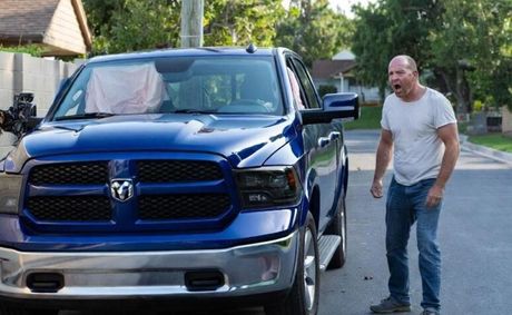Racism is Expensive: White Man Flips Off Black Woman, Crashes Truck into Wall 😂 | WATCH-it-Happen!