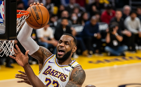 LeBron James breaks down in what may be his final game