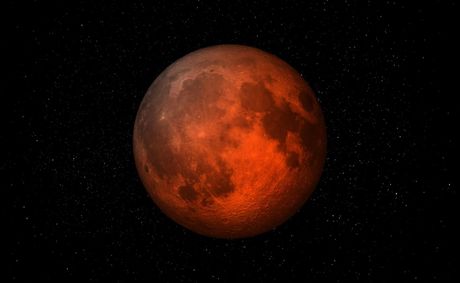 Rare blood moon rising over Michigan this week