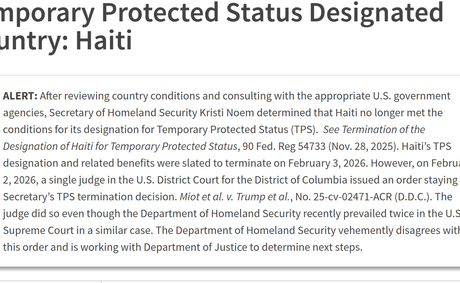 Work permits for Haitian TPS holders remain valid, government says