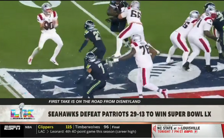 Patriots’ o-line disaster dooms Maye in Super Bowl