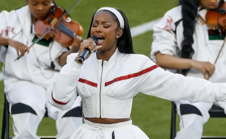 Coco Jones stuns with powerful Super Bowl performance