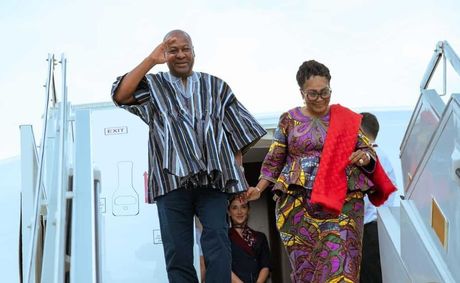 Ghanaian President Arrives in Zambia for State Visit