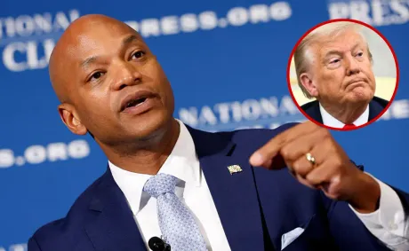 ‘I Caught That Too!’: Reporter Pushes Wes Moore About Trump’s Latest Tantrum — Then He Unloads a Three-Word Clapback That Makes a White Woman Behind Him Lose It