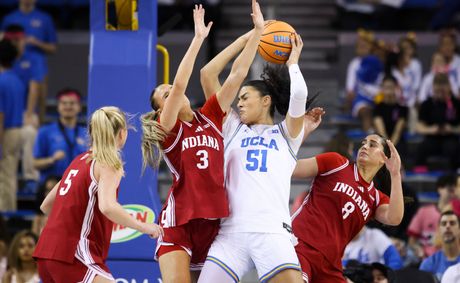 No. 2 UCLA women beat Indiana 92-48 and extend win streak to 19 games
