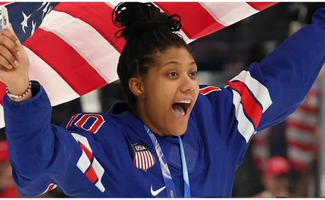 Laila Edwards Wins Olympic Gold, Becoming First Black Woman to Capture Hockey Title With Team USA