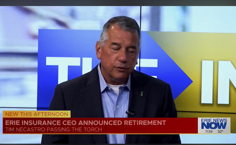 Erie Insurance CEO steps down after a decade of growth