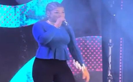 Chrisean Rock performs gospel music at church and says she’s done with the drama for good [VIDEO]