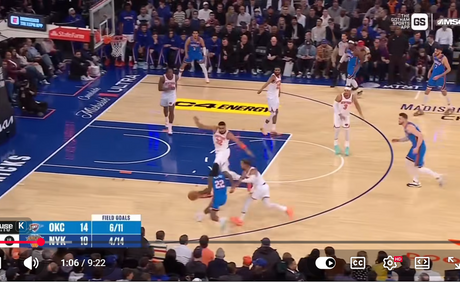 Thunder hold off Knicks in a thriller at The Garden