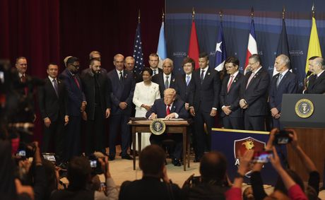 Trump urges Latin American leaders to consider military action against cartels