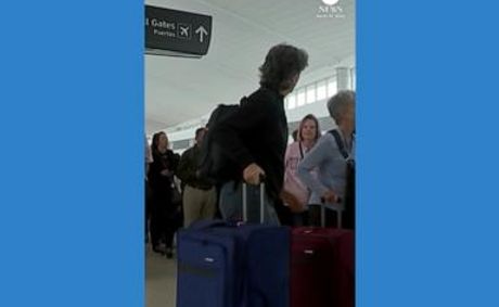 WATCH: Long security lines amid TSA staffing shortages, partial government shutdown