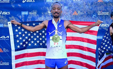 American runner wins dramatic finish at L.A. Marathon