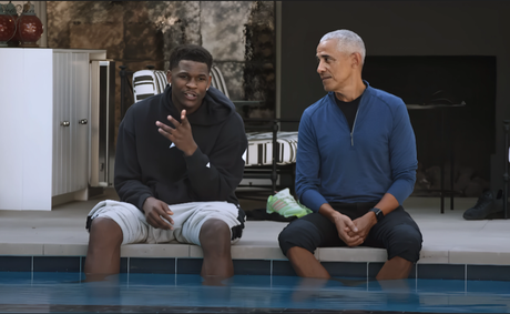 Barack Obama takes on Anthony Edwards in wild showdown