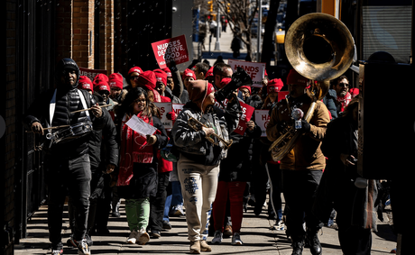 Brooklyn Hospital Center nurses cry foul at denial of health care coverage