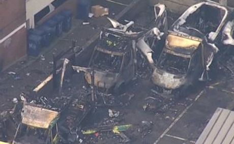 WATCH: Jewish ambulances outside London synagogue set on fire in antisemitic act