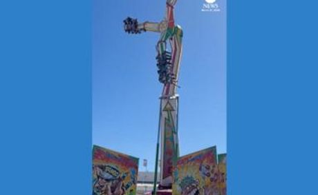 WATCH: Passengers stuck in mid-air as carnival ride stalls in Texas