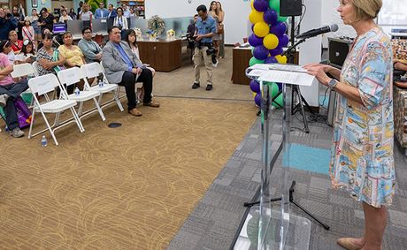 Weaver Library reopens after year-long renovation project