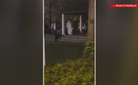 ‘That’s Straight Up Klan:’ Disturbing Viral Video of Hooded Figure Walking Around Rhode Island Town Sparks Concerns