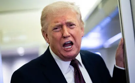‘Buffoon’: Trump Completely Loses It After Vandalism — Posts Midnight Pool Photo Shirtless, with His Inner Circle and a Mystery Woman in a Bikini