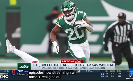 Breece Hall locks in a $45M  running back deal