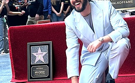 Josh Groban’s Walk of Fame star is unveiled