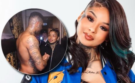 Chrisean Rock Caught Sneaking Out of Blueface’s Dressing Room on Livestream