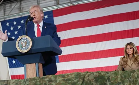 ‘Utter Disgrace’: Trump Says Melania Warned Him to Watch His Mouth — He Lasts 10 Seconds Before Dropping Crude Remark That Leaves Critics Stunned