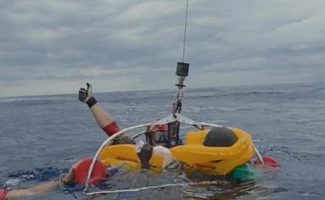 WATCH: Remarkable rescue after plane crashes in the Atlantic Ocean off Florida