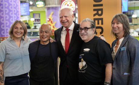 Governor Walz visits Midtown Global Market small businesses, addresses Operation Metro Surge impacts