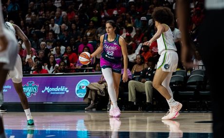 Mystics Secure Playoff Berth with 105-100 Victory Over Portland
