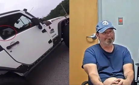 ‘Smile Faded Right Quick’: White Man Drives Off Carefree After Pointing Gun at Motorcyclist, Until Police Come Knocking with Video