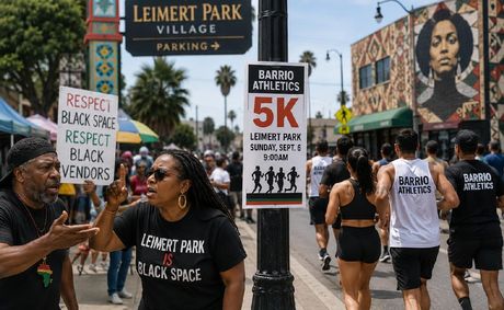 Latino 5K in Black L.A.’s Leimert Park Sparks Backlash, Mayor Bass Asked to Intervene | WATCH