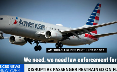 Unruly passenger turns a routine flight into chaos