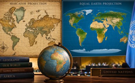 A New Global Map Puts Africa Back in Its True Proportion