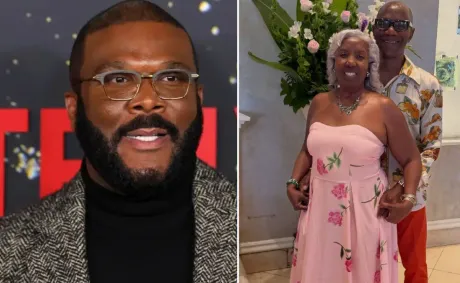 Tyler Perry’s Surprise Renewal Sends TikToker Rita  Crashing to the Floor as Fans Learn the Love Story Behind the Viral Moment